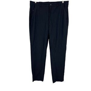 Marc New York Men 34 x 32 Commuter Pant Straight Black Modern Stretch Career New